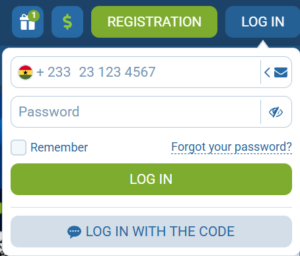 1xBet login with phone number 